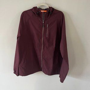 CBUK Men's WINDBREAKER - SIZE L, Color Maroon